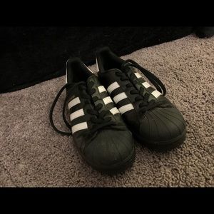 good condition black adidas